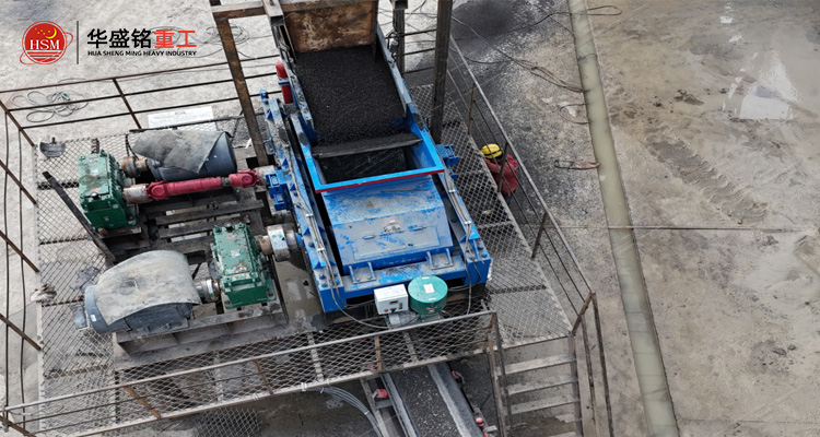 建筑垃圾破碎機客戶生產現場